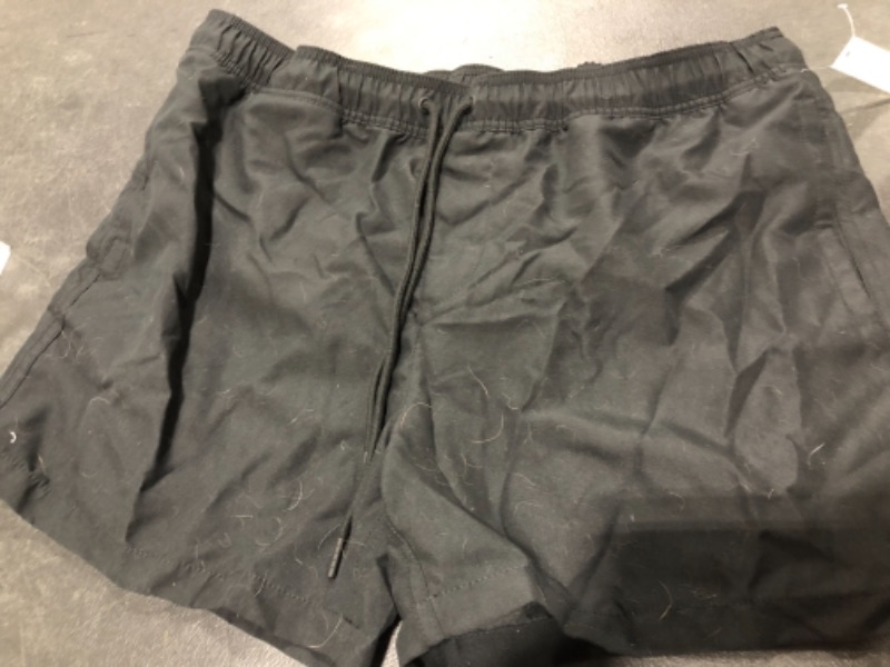 Photo 1 of Amazon Essentials Men's Board Shorts 36W Black "Dirty"