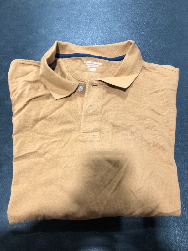Photo 2 of Amazon Essentials Men's Regular-Fit Cotton Pique Polo Shirt Size XXL