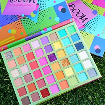 Photo 2 of Boom Eyeshadow Palette Docolor 48 Color Eye Shadow High Pigmented Matte Glitter Shimmer Metallic Professional Long Lasting Waterproof Makeup Palette Powder Sparkle Smoky Cosmetic Shadow Pallet
