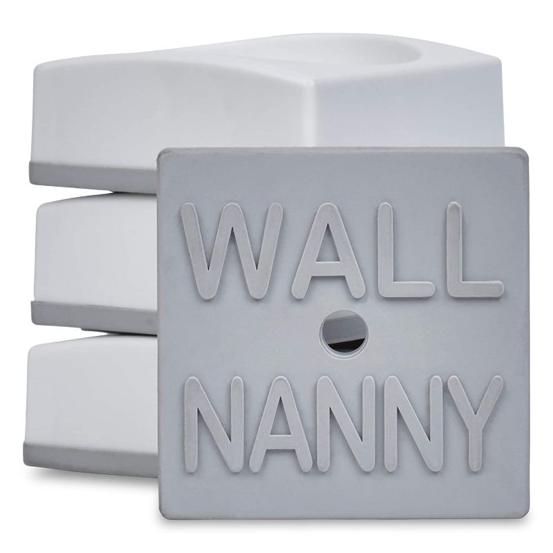 Photo 1 of (8 PACK) Wall Nanny Mini - Smallest Baby Gate Wall Protector (Made in USA) Protect Walls & Doorways from Pet & Dog Gates - for Child Pressure Mounted Stair Safety Gate - No Safety Hazard on Bottom Spindles
