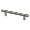 Photo 1 of 3-3/4 in. (96 mm) Center-to-Center Heirloom Silver Bar Drawer Pull. LOT OF 4. 
