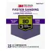 Photo 1 of 3M BRAND Pro Grade Precision 9 in. x 11 in. 80 Grit Coarse Faster Sanding Sheets (15-Pack). OPEN BOX. 
