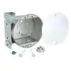 Photo 1 of COMMERCIAL ELECTRIC 2-1/8 in. Deep 21.5 cu. in. Fan Box with Side Bracket and Metal Cover
