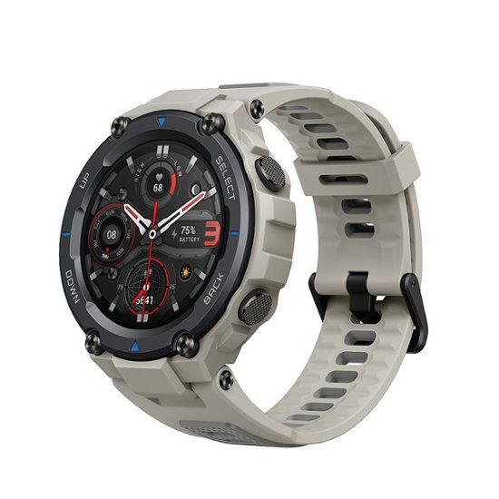 Photo 1 of Amazfit - T-Rex Pro Smartwatch 1.3" Polycarbonate - Desert Gray
FACTORY SEALED