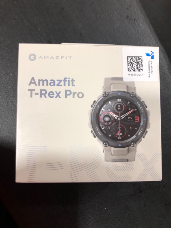 Photo 1 of Amazfit - T-Rex Pro Smartwatch 1.3" Polycarbonate - Desert Gray
FACTORY SEALED