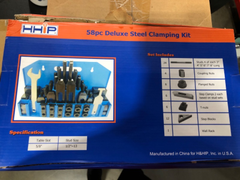 Photo 1 of 58-Pieces 5/8" Pro-Series Steel Clamping Kit