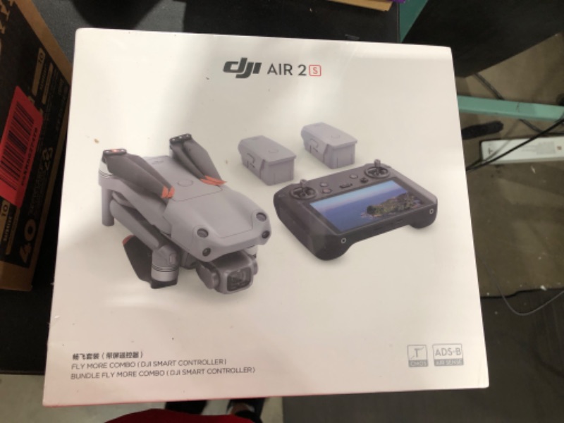 Photo 1 of DJI Air 2S Fly More Combo with Smart Controller - Drone with 4K Camera, 5.4K Video, 1-Inch CMOS Sensor, 4 Directions of Obstacle