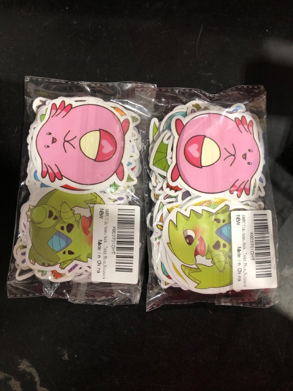 Photo 1 of 2 pack 100 pc cute anime sticker for tablet phone notebook