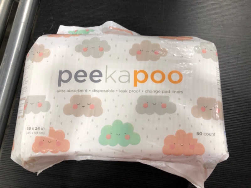 Photo 2 of Peekapoo - Disposable Changing Pad Liners (50 Pack) Super Soft