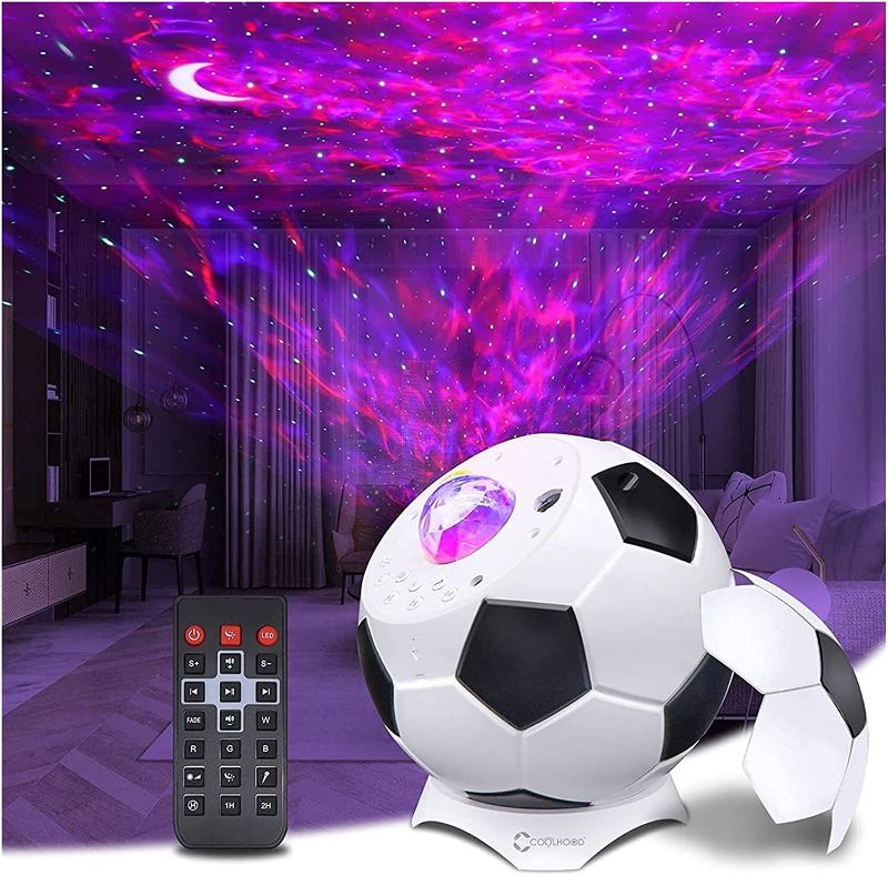 Photo 1 of Lovedfgh Star Projector Projector Stars Ceiling, Star Projector Football Child with 28 Modes Galaxy Projector with Bluetooth Speaker Remote Control, LED. Galaxy Projector for Room/Gift Decor 8.30
