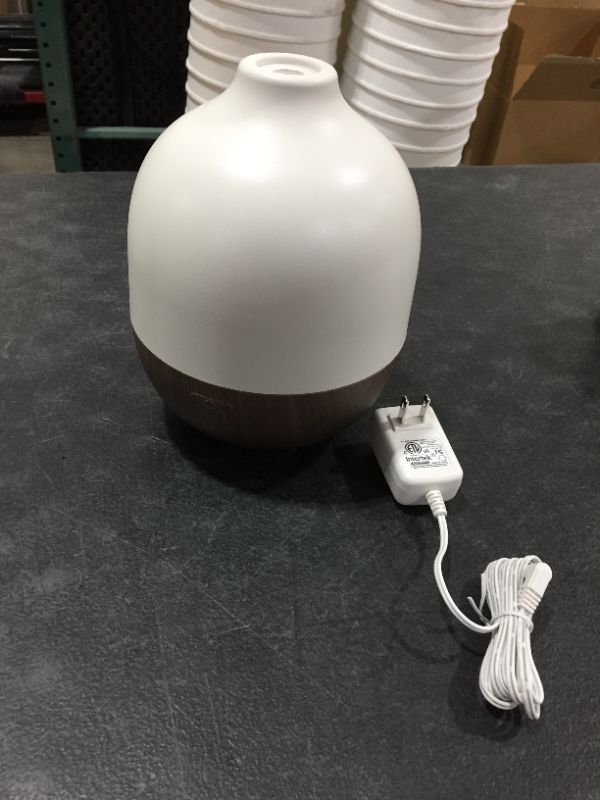 Photo 2 of 300ml Woodgrain Oil Diffuser White/Brown - Project 62™
