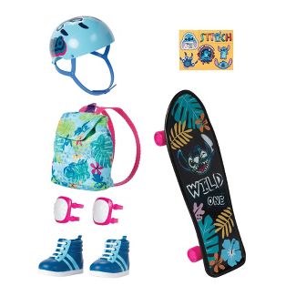 Photo 1 of Disney ILY 4ever 18 Stitch Inspired Accessory Pack Skateboarding
