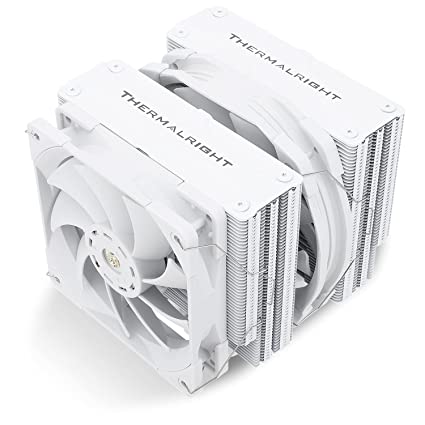 Photo 1 of Thermalright FC 140 white CPU Air Cooler, Dual Tower 5 Heat Pipe, TL-D14X-W and TL-C12PRO-W PWM Fan, Aluminium Heatsink Cover, AGHP Technology, for AMD AM4/Intel LGA 1150/1151/1155/1156/1200/2011/2066
