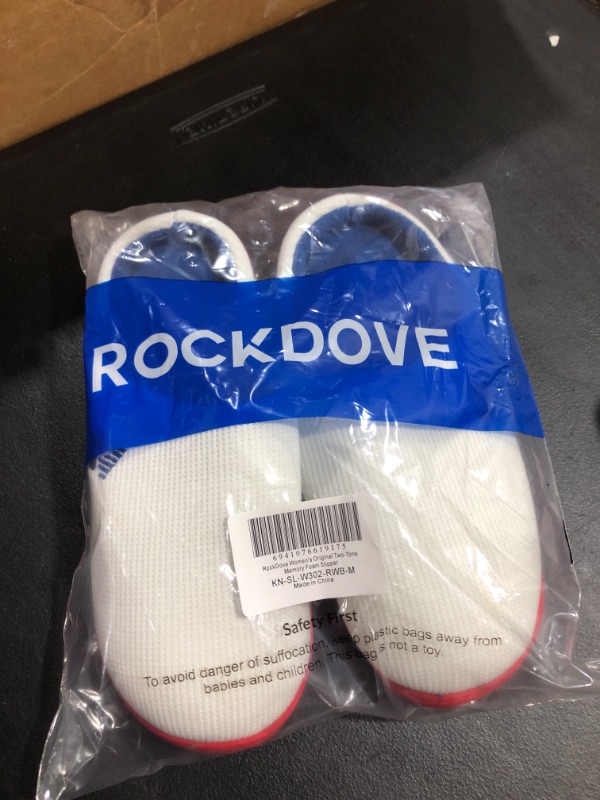 Photo 2 of RockDove Women's Original Two-Tone Memory Foam Slide Slipper size 7-8 