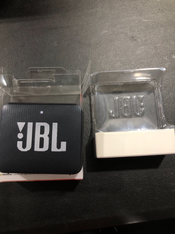 Photo 2 of JBL GO2 - Waterproof Ultra-Portable Bluetooth Speaker - Black
