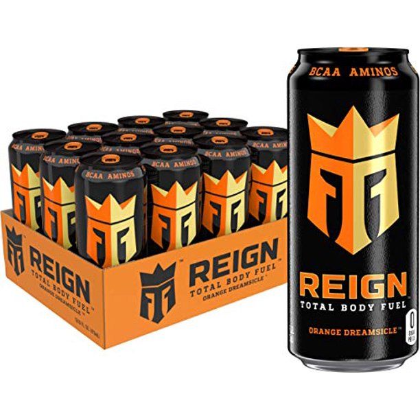 Photo 1 of (12 Cans) Reign Total Body Fuel Energy Drink, Orange Dreamsicle, 16 fl oz
EXPIRES 03/2024