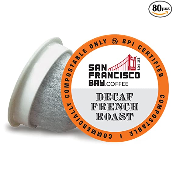 Photo 1 of 80 Pods San Francisco Bay Coffee Decaf French Roast For K-Cup EXPIRED!!! **07/15/2022**