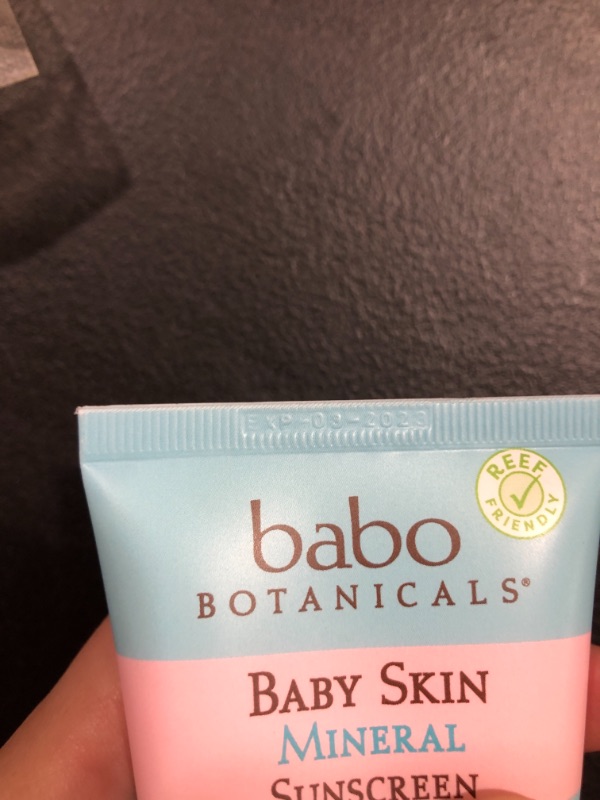 Photo 3 of Babo Botanicals Baby Skin Mineral Sunscreen Lotion - SPF 50 - 3floz
EXPIRES 03/2023