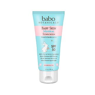 Photo 1 of Babo Botanicals Baby Skin Mineral Sunscreen Lotion - SPF 50 - 3floz
EXPIRES 03/2023