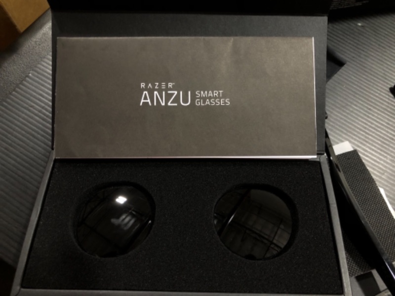 Photo 5 of Razer Anzu Smart Glasses: Blue Light Filtering & Polarized Sunglass Lenses - Low Latency Audio - Built-in Mic & Speakers - Touch & Voice Assistant Compatible - 5hrs Battery - Round/Small