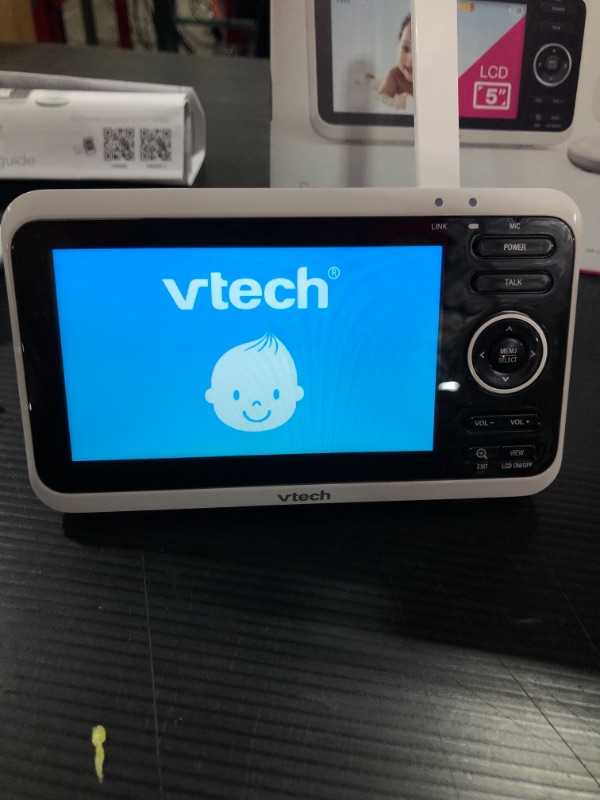 Photo 3 of [Newly Upgraded] VTech VM350-2 Video Monitor with Battery supports 12-hr Video-mode, 21-hr Audio-mode, 5" Screen, 2 Cameras, 1000ft Long Range, Bright Night Vision, 2-WayTalk, Auto-onScreen, Lullabies
