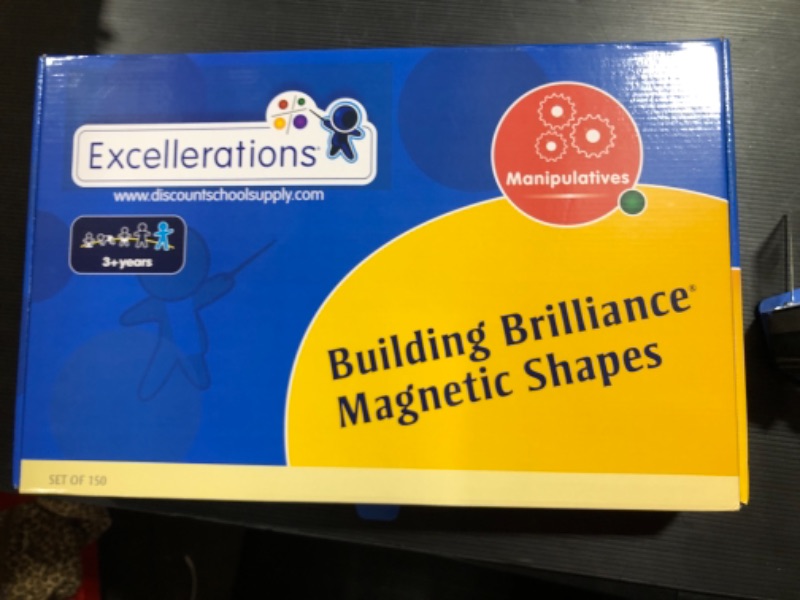 Photo 3 of Excellerations® Building Brilliance® Magnetic Shapes 150 Pieces