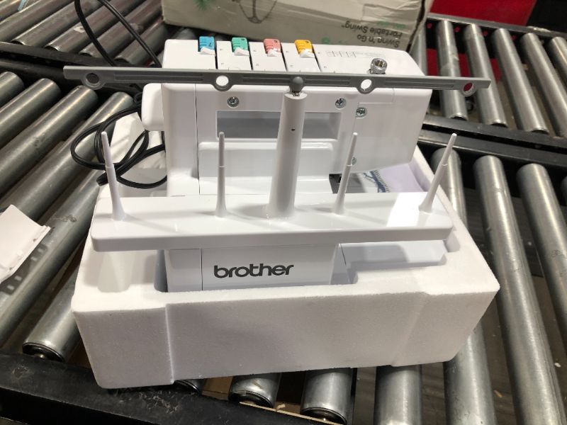 Photo 2 of Brother 1034D 3-4 Lay-in Thread Serger with Lower Looper Threader
