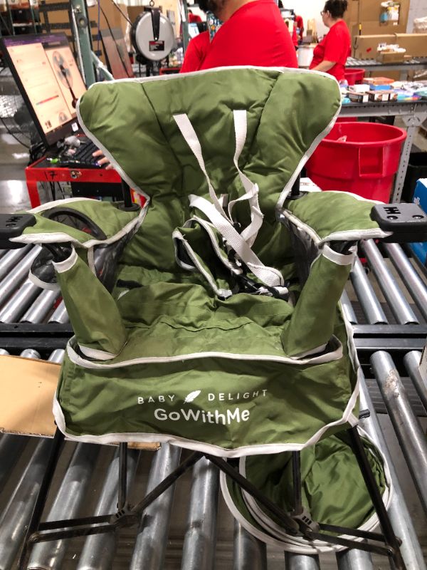 Photo 2 of Amazon Baby Delight Go with Me Venture Deluxe Portable Chair Moss Bud Green
