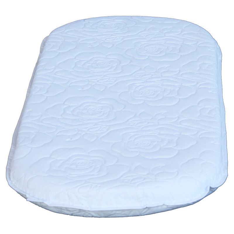 Photo 1 of Colgate Bassinet Oval Mattress - White 15"x30"x2"
