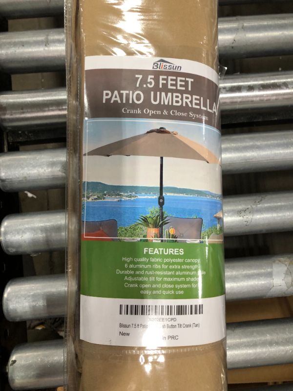 Photo 1 of Blissun 7.5 ft Patio Umbrella