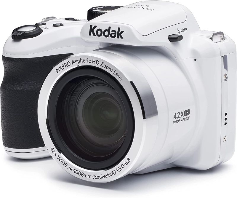 Photo 1 of KODAK PIXPRO Astro Zoom AZ421-WH 16MP Digital Camera with 42X Optical Zoom and 3" LCD Screen (White)