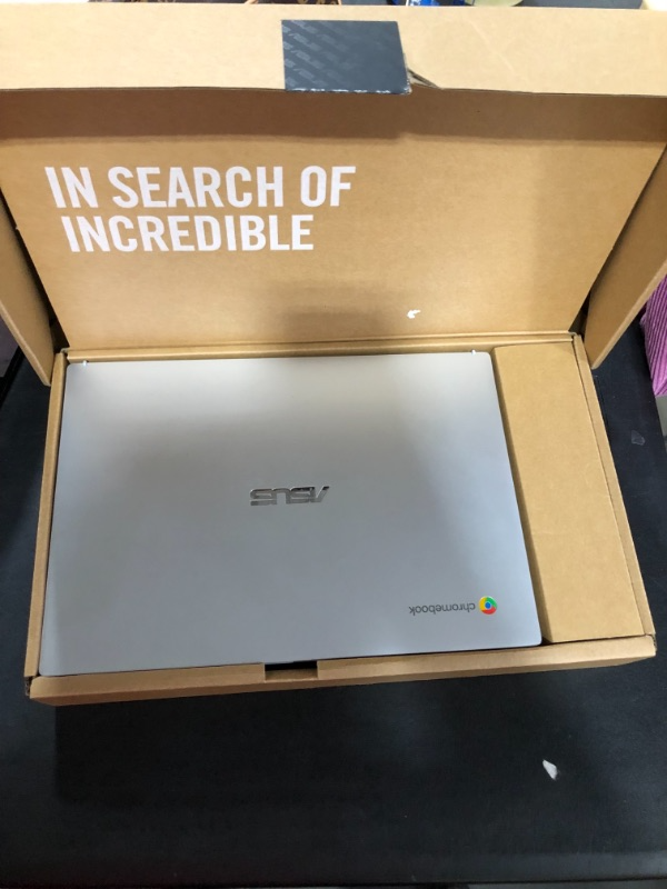 Photo 4 of Asus Chromebook 11.6", Intel Celeron N3350, 4GB RAM, 32GB SSD, Chrome OS, Transparent Silver, CX1100CNA-AS42