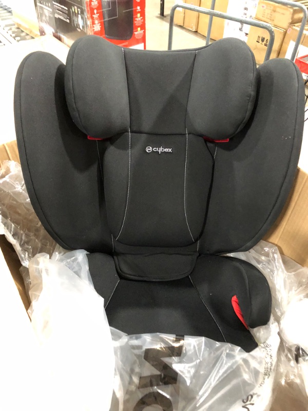 Photo 1 of Cybex Eternis S, All-in-One Convertible Car Seat, Use from Birth to 120 lbs, Reclining 12-Position Height-Adjustable Headrest, Side Impact Protection, Lavastone Black 1 Count (Pack of 1)