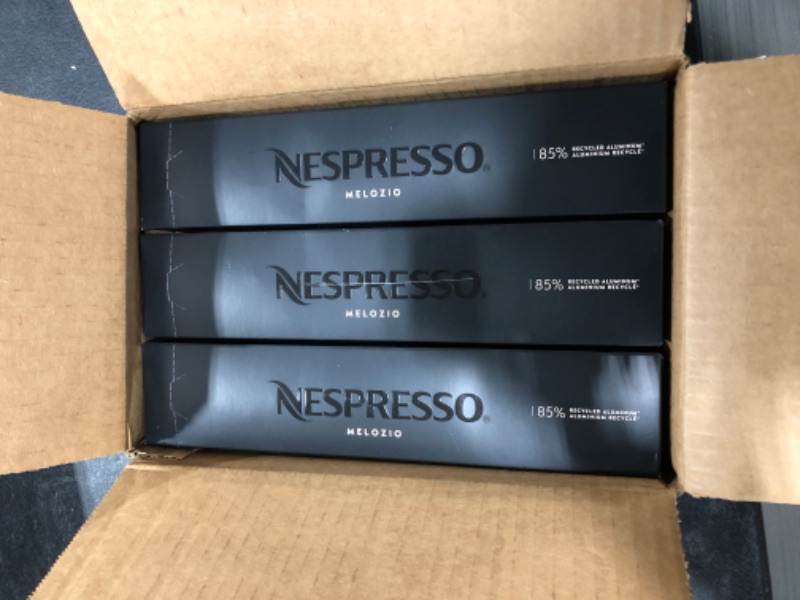Photo 2 of  best by 03/31/2023 Nespresso Capsules VertuoLine, Melozio, Medium Roast Coffee, 30 Count Coffee Pods, Brews 7.8 Ounce best by 03/31/2023
