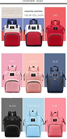 Photo 1 of baby bag back pack large-capacity multi-functional fashionable shoulders diaper backpack mother's portable baby care bag Separate storage
