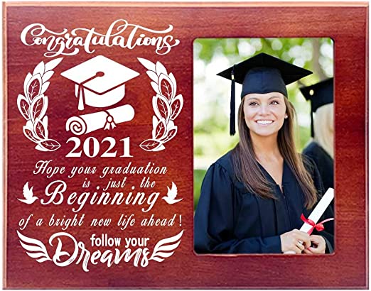 Photo 1 of 2021 Graduation Gifts For Her Picture Frame Him Photo | Grad | College | Nurse | Congratulations | Wood
