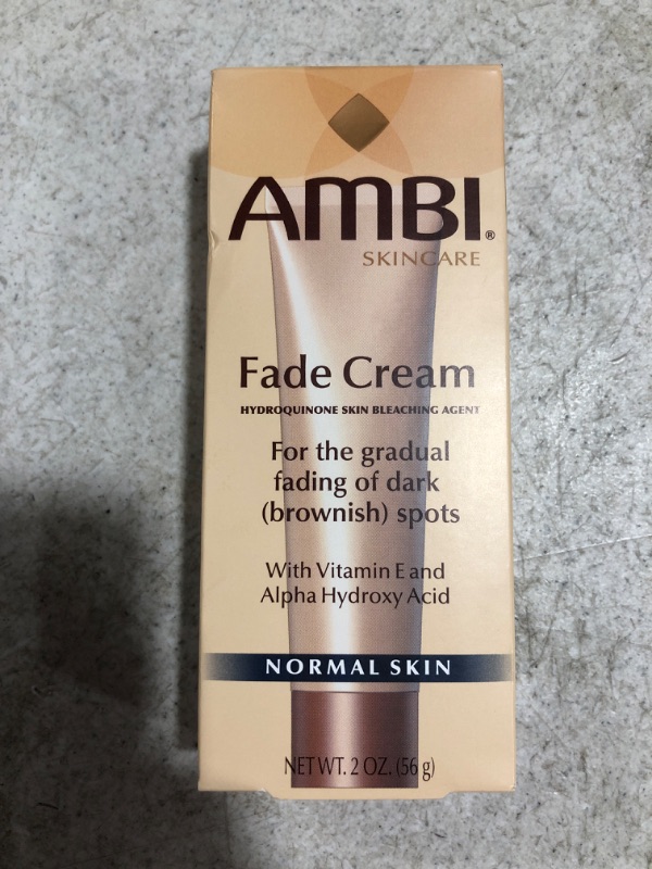 Photo 3 of Ambi Skincare Fade Cream for Normal Skin, Dark Spot Remover for Face & Body, Treats Skin Blemishes & Discoloration, Improves Hyperpigmentation, Corrector, 2 Oz
02/2024.