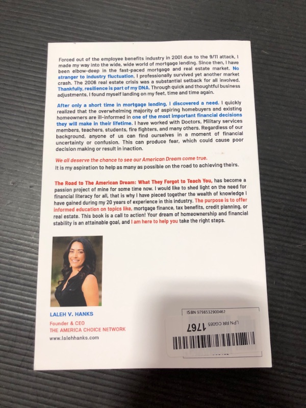 Photo 3 of The Road to The American Dream: What They Forgot to Teach You.: A simplified guide to pursuing your own American Dream shared through experience, pain and passion. Paperback – September 24, 2021
