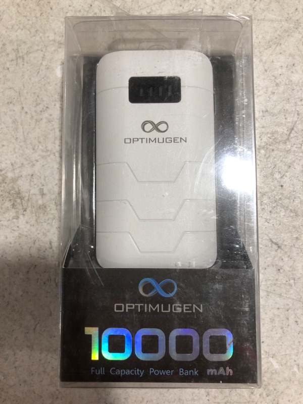 Photo 3 of OPTIMUGEN PowerBank 10000, One of the Smallest 10000mah External Batteries, Ultra-Compact, High-speed Charging Technology Power Bank for iPhone, Samsung Galaxy and More
