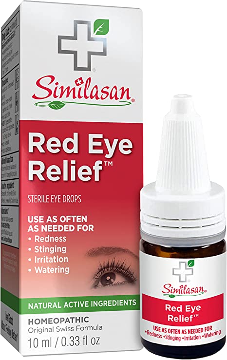 Photo 1 of Similasan Redness & Itchy Eye Relief Drops .33-Ounce Bottle. 08/2023.
