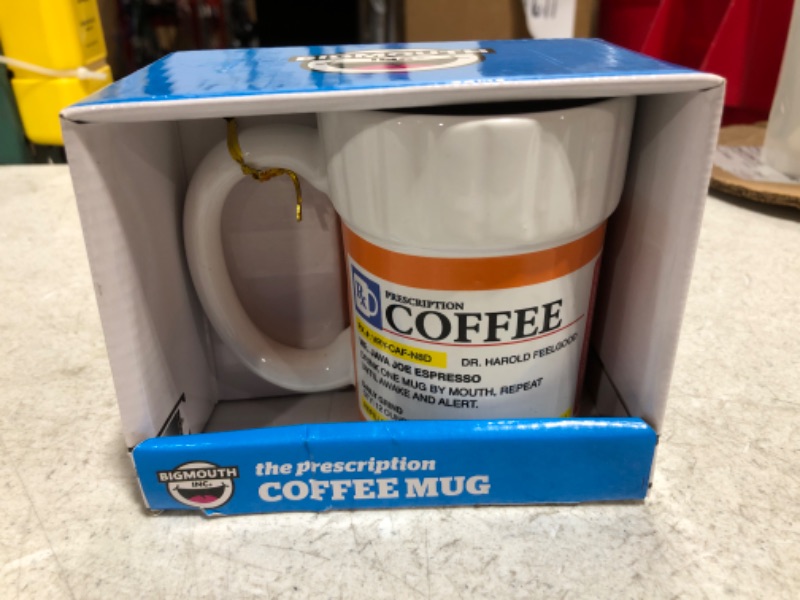 Photo 2 of BigMouth BMMU-0008 Prescription Pill Bottle Coffee Mug
