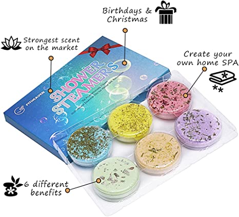 Photo 2 of Shower Steamers Gift Set of 6 for Women Men
