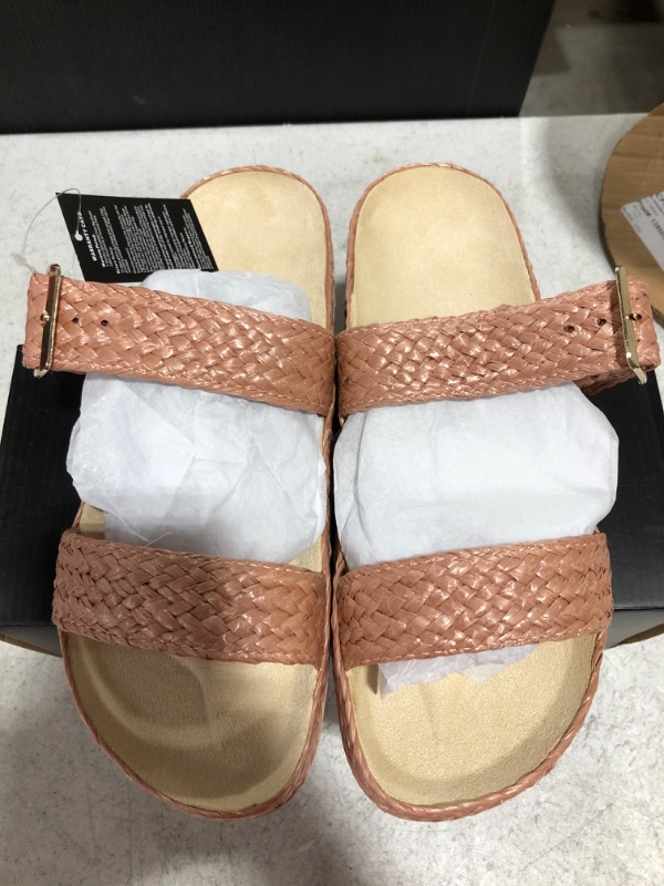 Photo 1 of OPVIA WOMEN'S SANDALS, PINK, SIZE 41. 