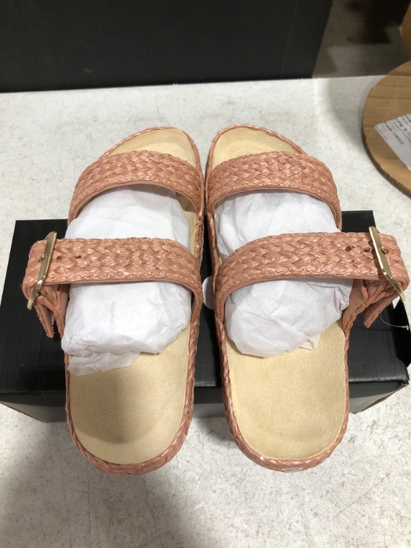 Photo 3 of OPVIA WOMEN'S SANDALS, PINK, SIZE 37. 