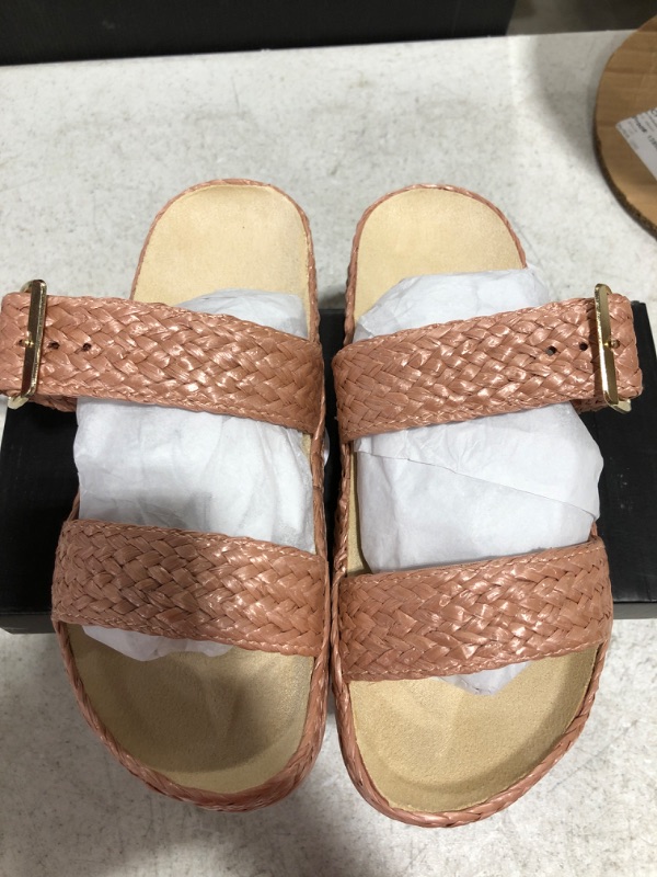 Photo 1 of OPVIA WOMEN'S SANDALS, PINK, SIZE 37. 