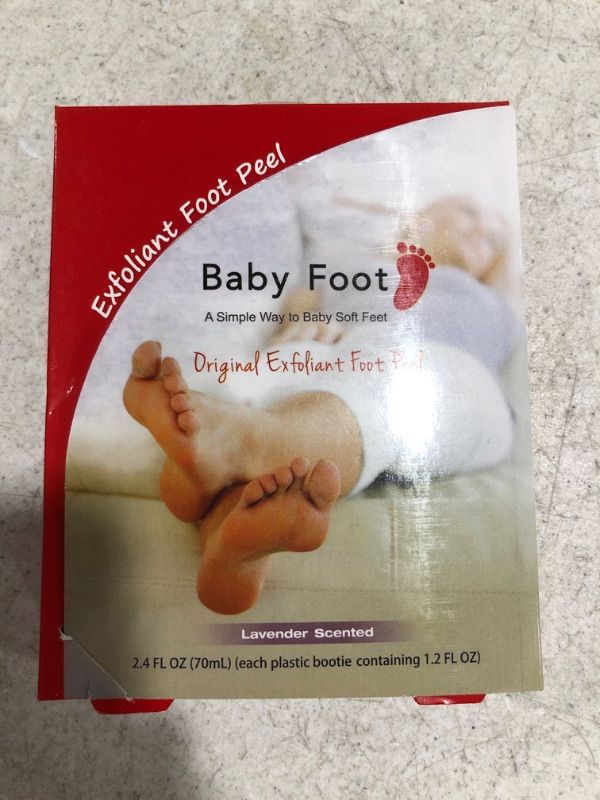 Photo 3 of Foot Peel Mask - Baby Foot Original Exfoliant Foot Peel - Repair Rough Dry Cracked Feet and remove Dead Skin, Repair Heels and enjoy Baby Soft Smooth Feet 2.4 Fl. Oz. Lavender Scented Pair
