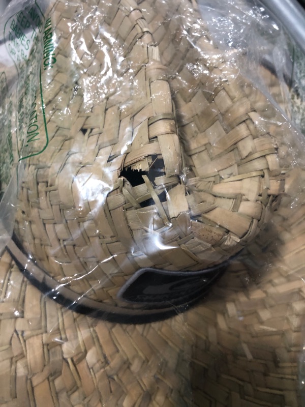 Photo 1 of Quiksilver Men's Outsider Lifeguard Wide Brim Beach Sun Straw Hat
BROKEN AT THE TOP