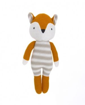 Photo 1 of Cuddle Me Tobey Knitted Plush Fox
