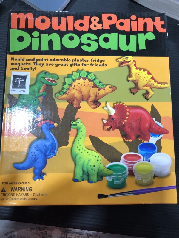 Photo 2 of  Mould & Paint Dinosaur DIY Arts & Crafts Glow Mix & Make for Kids Girls & Boys (3856)
