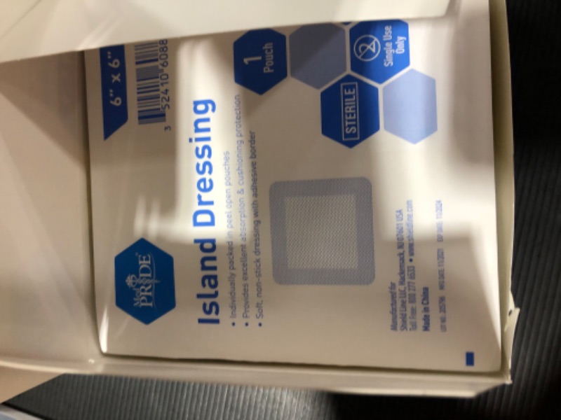 Photo 3 of 6x6 Island Dressing - Sterile . Single Use - Box of 25
